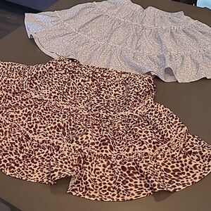 Shein childs sz 7 (XS) bundle of 2 circular skirts